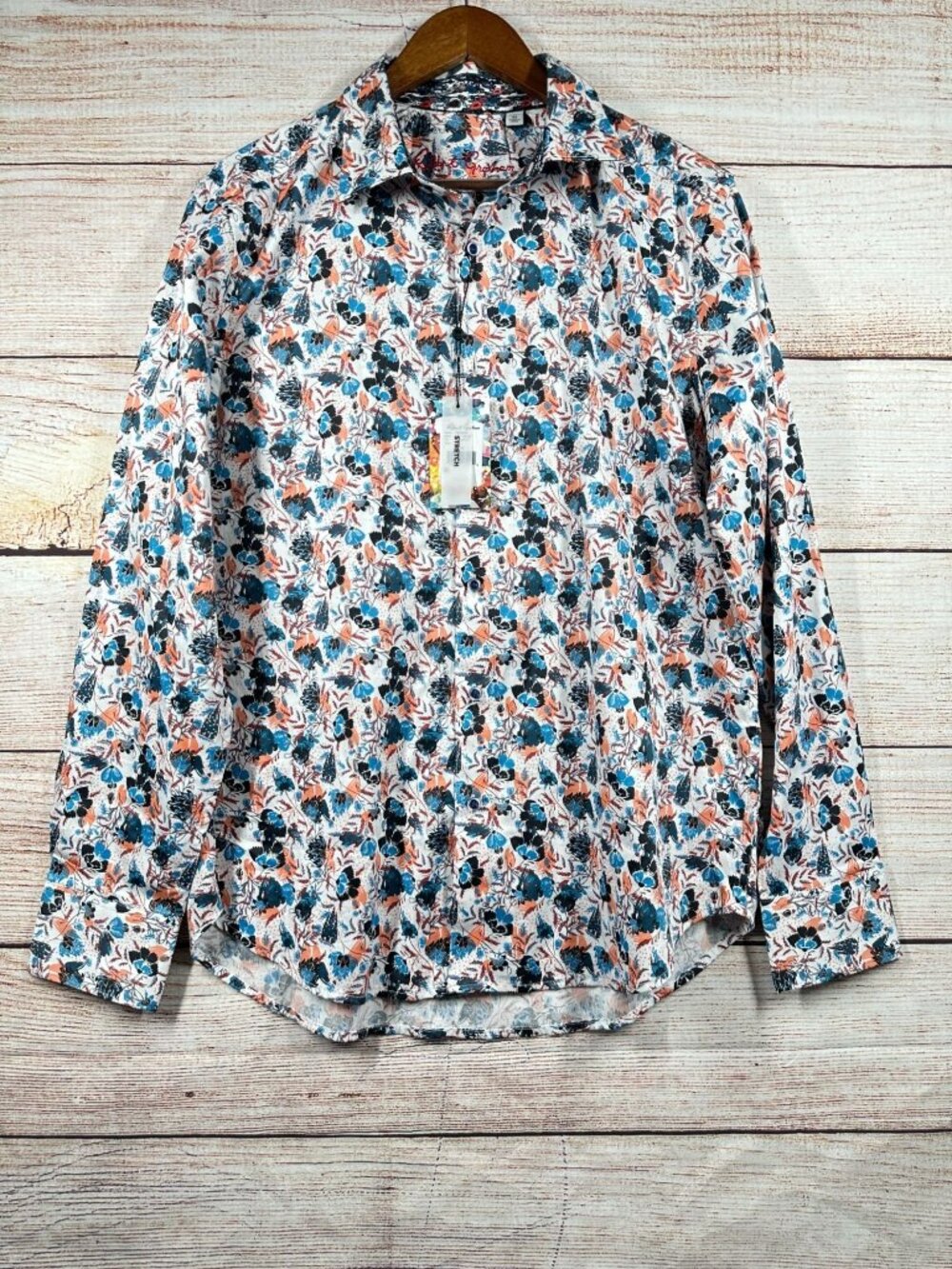 Robert Graham Abingdon Shirt Men’s M Classic Fit Floral Button Down Multicolor